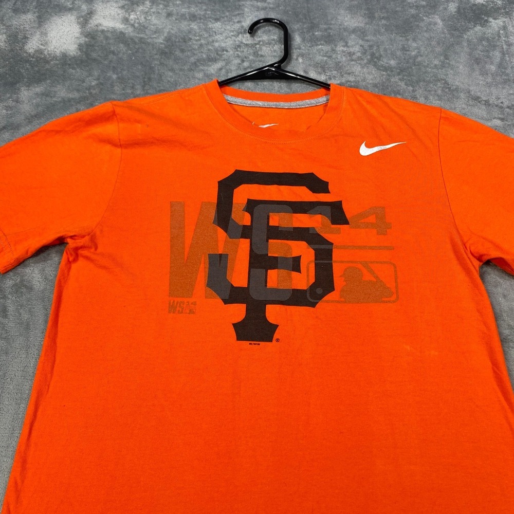 Nike San Francisco Giants Shirt Mens Small 2014 MLB Baseball Regular Fit Tee